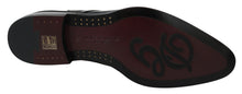 Load image into Gallery viewer, Dolce & Gabbana Elegant Black Leather Derby Shoes
