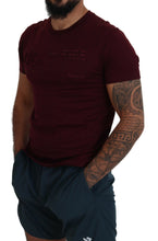 Load image into Gallery viewer, Dolce & Gabbana Elegant Maroon Crew Neck Casual Tee
