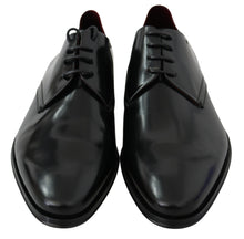 Load image into Gallery viewer, Dolce & Gabbana Elegant Black Leather Derby Shoes
