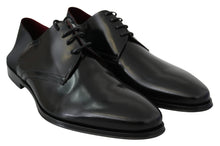 Load image into Gallery viewer, Dolce & Gabbana Elegant Black Leather Derby Shoes