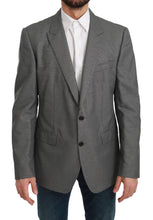 Load image into Gallery viewer, Dolce & Gabbana Elegant Gray Fantasy Pattern Slim Fit Blazer