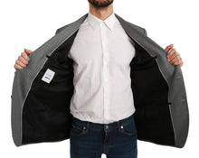 Load image into Gallery viewer, Dolce & Gabbana Elegant Gray Fantasy Pattern Slim Fit Blazer