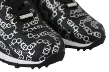 Load image into Gallery viewer, Jimmy Choo Elegant Black & Silver Leather Sneakers