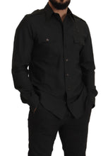 Load image into Gallery viewer, Dolce & Gabbana Dark Green Cotton Slim Fit Casual Men Shirt