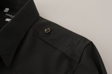 Load image into Gallery viewer, Dolce & Gabbana Dark Green Cotton Slim Fit Casual Men Shirt