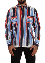 Load image into Gallery viewer, Dolce & Gabbana Elegant Striped Cotton Shirt with Pockets