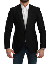 Load image into Gallery viewer, Dolce & Gabbana Elegant Black Polka Dotted Wool Blend Blazer