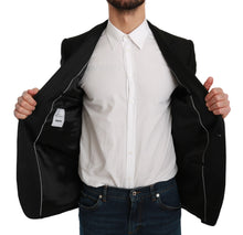 Load image into Gallery viewer, Dolce & Gabbana Elegant Black Polka Dotted Wool Blend Blazer
