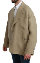 Load image into Gallery viewer, Dolce & Gabbana Chic Beige Jute Single-Breasted Blazer