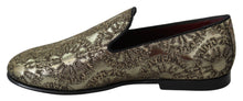 Load image into Gallery viewer, Dolce & Gabbana Gold Bordeaux Loafers Slides Dress Shoes