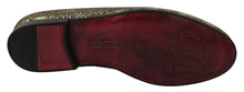 Load image into Gallery viewer, Dolce & Gabbana Gold Bordeaux Loafers Slides Dress Shoes