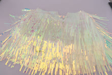 Load image into Gallery viewer, Dolce & Gabbana Iridescent Fringe Mini Skirt Mid Waist