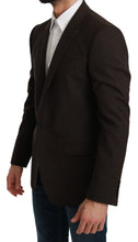 Load image into Gallery viewer, Dolce & Gabbana Elegant Brown Virgin Wool Martini Blazer