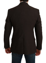 Load image into Gallery viewer, Dolce & Gabbana Elegant Brown Virgin Wool Martini Blazer