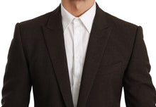 Load image into Gallery viewer, Dolce & Gabbana Elegant Brown Virgin Wool Martini Blazer