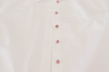 Load image into Gallery viewer, Dolce & Gabbana Elegant White Cotton Button-Up Blouse