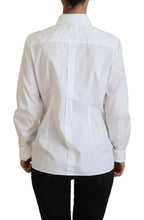 Load image into Gallery viewer, Dolce & Gabbana Elegant White Cotton Button-Up Top