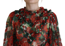 Load image into Gallery viewer, Dolce & Gabbana Elegant Multicolor A-Line Silk Dress