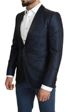 Load image into Gallery viewer, Dolce & Gabbana Elegant Martini Blue Slim Fit Blazer