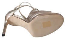 Load image into Gallery viewer, Jimmy Choo Ballet Pink Liquid Mirror Leather Sandals