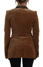 Load image into Gallery viewer, Dolce & Gabbana Elegant Double Breasted Brown Blazer Jacket