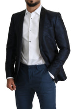 Load image into Gallery viewer, Dolce & Gabbana Elegant Martini Blue Slim Fit Blazer
