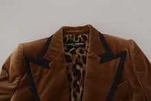 Load image into Gallery viewer, Dolce & Gabbana Elegant Double Breasted Brown Blazer Jacket