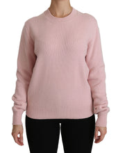 Load image into Gallery viewer, Dolce & Gabbana Cashmere-Blend Pink Crew Neck Sweater