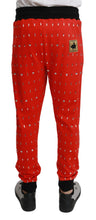 Load image into Gallery viewer, Dolce & Gabbana Chic Red Piggy Bank Print Sweatpants