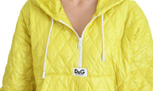 Load image into Gallery viewer, Dolce & Gabbana Elegant Yellow Hooded Jacket