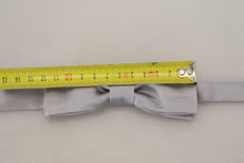 Load image into Gallery viewer, Dolce & Gabbana Elegant Gray Silk Bow Tie
