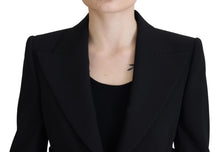 Load image into Gallery viewer, Dolce & Gabbana Elegant Black Stretch Wool Blazer