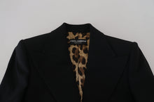 Load image into Gallery viewer, Dolce & Gabbana Elegant Black Stretch Wool Blazer