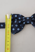 Load image into Gallery viewer, Dolce & Gabbana Elegant Blue Patterned Silk Bow Tie