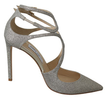 Load image into Gallery viewer, Jimmy Choo Platinum Ice Lancer Leather Pumps - Elegance Refined