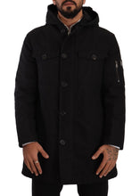 Load image into Gallery viewer, Dolce & Gabbana Elegant Black Parka Hooded Jacket