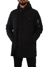 Load image into Gallery viewer, Dolce & Gabbana Elegant Black Parka Hooded Jacket