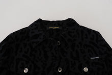 Load image into Gallery viewer, Dolce & Gabbana Chic Leopard Pattern Denim Jacket