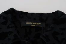 Load image into Gallery viewer, Dolce & Gabbana Chic Leopard Pattern Denim Jacket