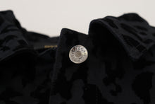 Load image into Gallery viewer, Dolce & Gabbana Chic Leopard Pattern Denim Jacket