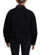 Load image into Gallery viewer, Dolce & Gabbana Chic Leopard Print Button Down Denim Jacket
