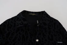 Load image into Gallery viewer, Dolce & Gabbana Chic Leopard Print Button Down Denim Jacket