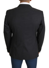Load image into Gallery viewer, Dolce & Gabbana Elegant Gray Wool Silk Blend Slim Fit Blazer