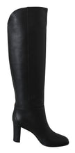 Load image into Gallery viewer, Jimmy Choo Elegant Black Calf Leather Heeled Boots