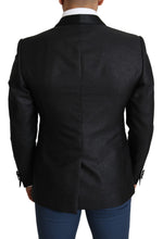 Load image into Gallery viewer, Dolce & Gabbana Elegant Black Jacquard Slim Fit Blazer