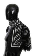 Load image into Gallery viewer, Dolce & Gabbana Elegant Black Silk Blend Polka Dotted Men's Scarf
