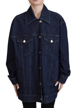 Load image into Gallery viewer, Dolce & Gabbana Elegant Blue Denim Button-Down Jacket