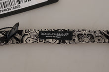 Load image into Gallery viewer, Dolce & Gabbana Elegant Silk Bow Tie in Black Fantasy Pattern