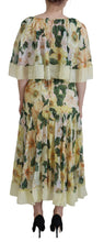 Load image into Gallery viewer, Dolce & Gabbana Floral Silk Pleated Maxi Dress