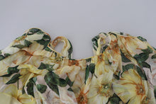 Load image into Gallery viewer, Dolce & Gabbana Floral Silk Pleated Maxi Dress